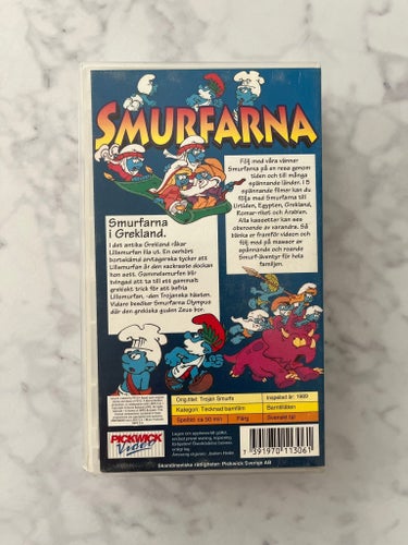 Smurfarna i Grekland VHS