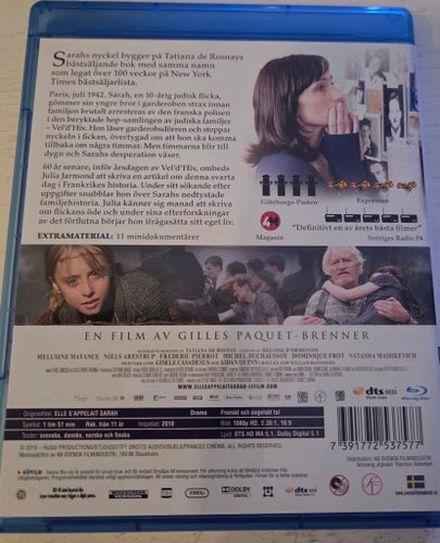 Sarahs Nyckel (2010) - Kristin Scott Thomas - Blu-ray
