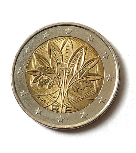 €2 coin from France 2024- National flower (BC)