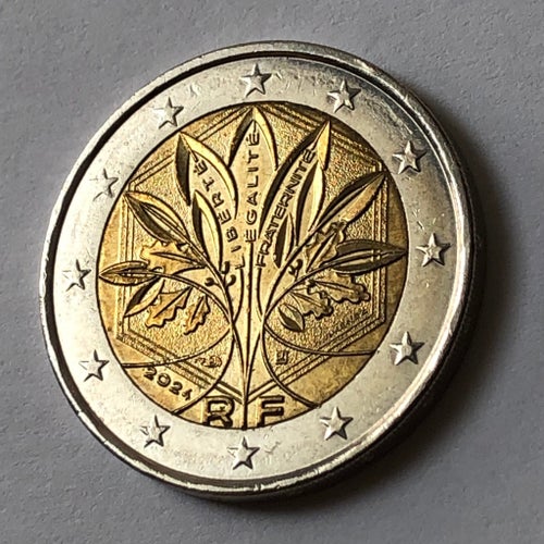 €2 coin from France 2024- National flower (BC)