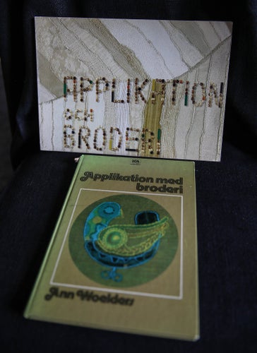 Applikation och broderi 2 böcker