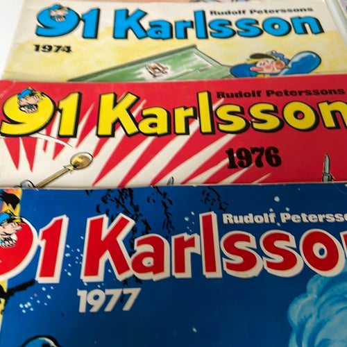 Seriealbum, 91:an Karlsson av Rudolf Peterssons 1973