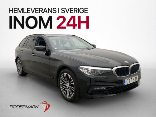 BMW 520d Touring Sport line Dragkrok Kamera Navi Halvskinn