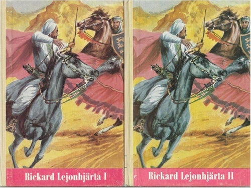 RICKARD LEJONHJÄRTA -2 BÖCKER NU NR 38 +39 ( HÅRD PÄRM )