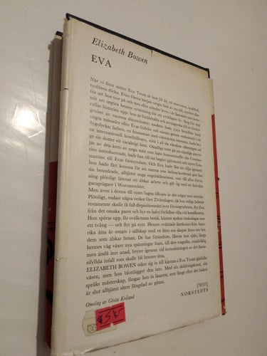 Eva - Elizabeth Bowen, bok inbunden. Fine