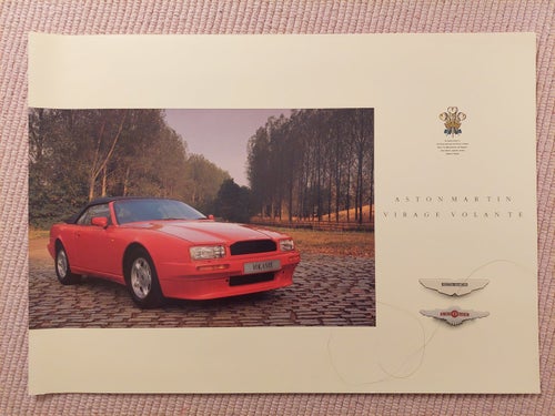 Aston Martin Virage Volante 1990 in english