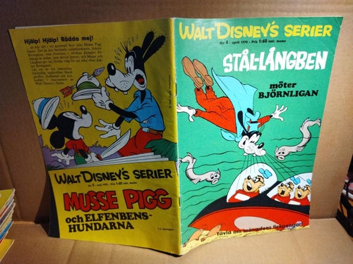 Walt Disneys serier 1970 nr 4 Stål-Långben möter Björnligan