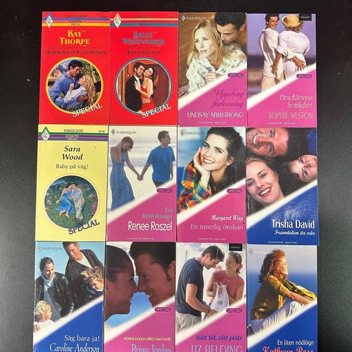 12 st. Harlequin Romantik Special - Bokpaket