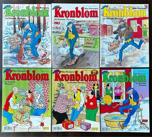 Kronblom av Gunnar Persson - Blandade Årgångar,1987-2013, 8 st
