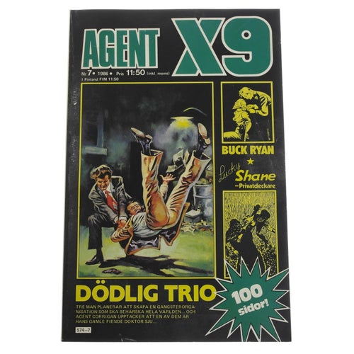 Agent X9 - 1986 - NR 7 - Dödlig trio