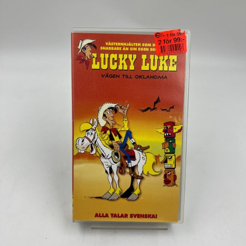 Lucky Luke Vägen till Oklahoma VHS