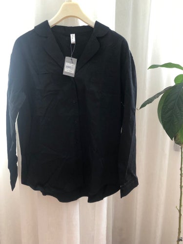 Svart set pyjama från Åhlens, storlek M