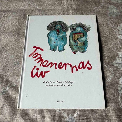 Tomanernas liv Nöstlinger - barnbok bilderbok retro