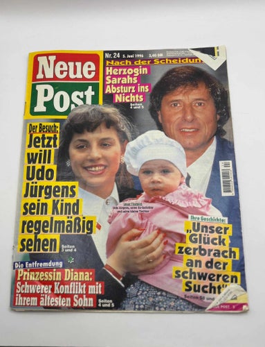 Neue Post Nr. 24 – 5 Juni 1996 Udo Jürgens Prinsessan Diana