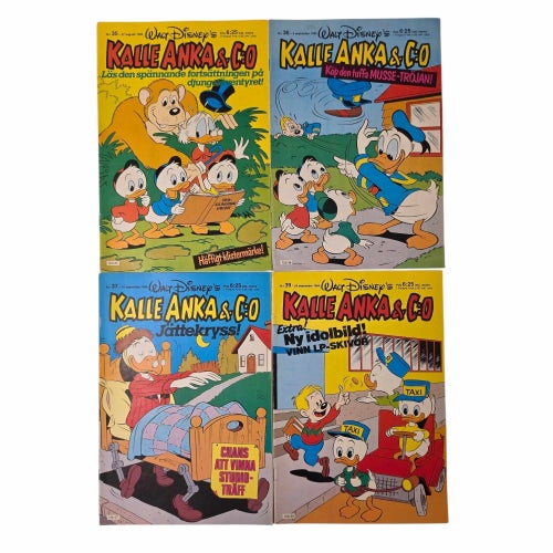 Kalle Anka & Co Serietidningar - 12 st 1984-1985