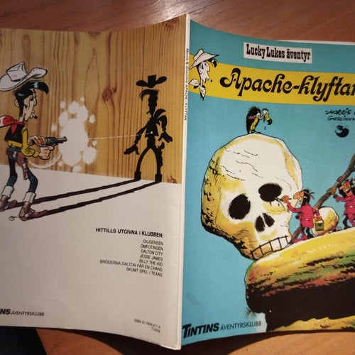Lucky Lukes äventyr Apache klyftan. Fine