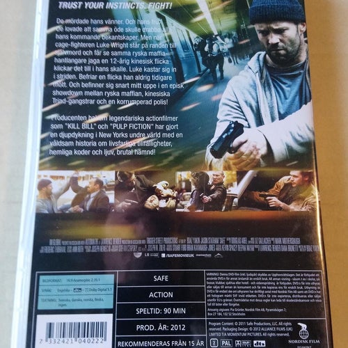 Safe, Dvd
