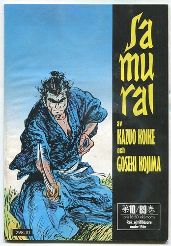 Samurai 1989 nr 10 av K.Koike och G.Kojima Lonewolf and cub