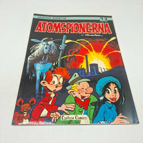 Spirous Äventyr 23 - Atomspionerna - Första upplagan