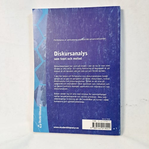 Diskursanalys som teori och metod (2000) av Winther Jørgensen & Phillips
