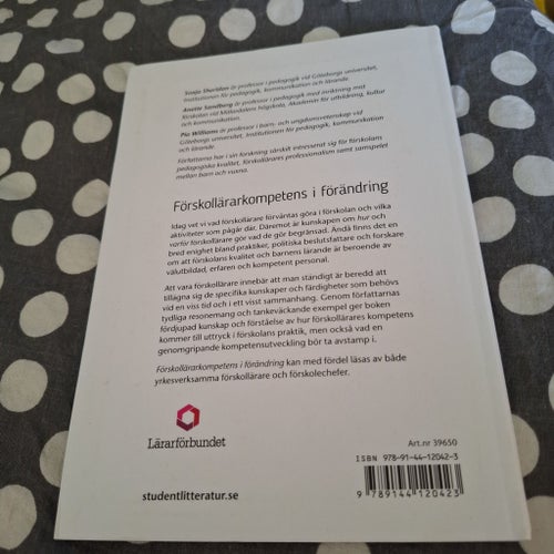 Förskollärarkompetens i förändring av Sonja Sheridan, Anette Sandberg, Pia