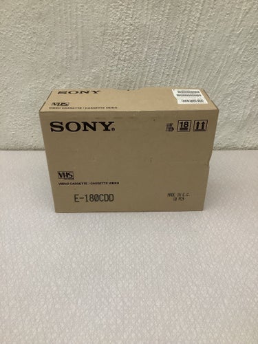 Sony E-180CDD VHS-videokassett, 10-pack