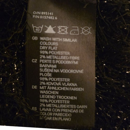 H&M svart tröja, storlek 40
