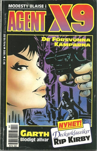 Agent X9 Nr. 2 1992 - Modesty Blaise