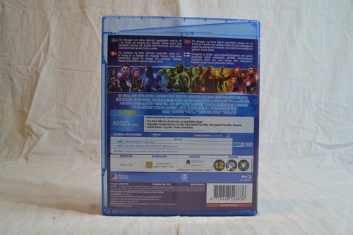 Avengers Infinity War Bluray
