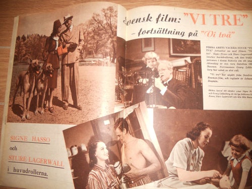 Allas nr47 1940 Signe Hasso, Sture Lagerwall, Mary Howard