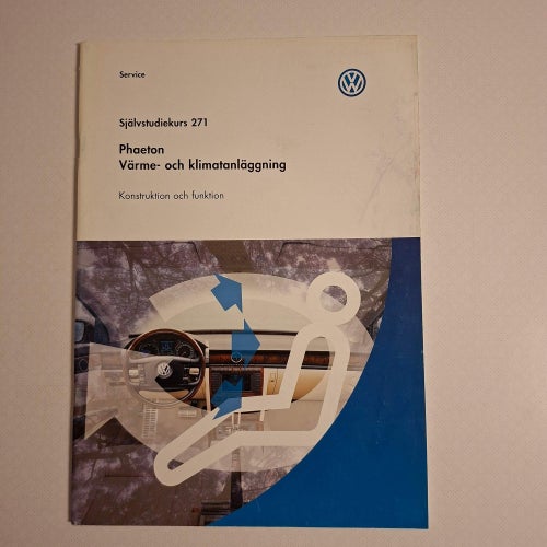 Volkswagen Phaeton | Värme- och klimatanläggning | självstudiekurs | 2002