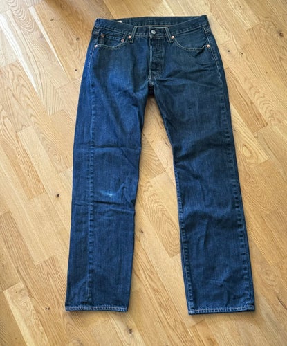 Levi's 501 blå jeans, storlek W32 L32