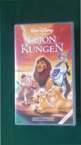 Lejon kungen VHS orginal releasen
