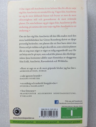 Ett kort uppehåll på vägen från Auschwitz av Göran Rosenberg, 2013
