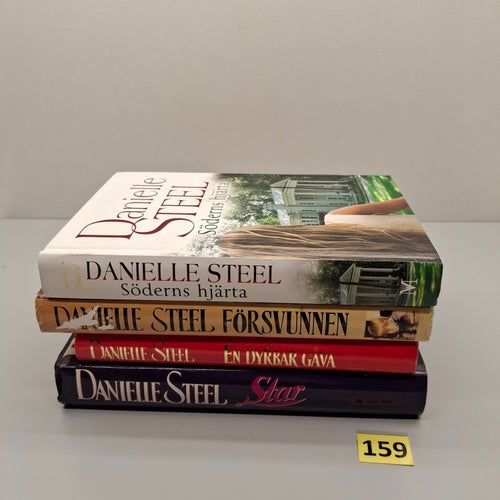 Danielle Steel x4 Bokpaket med hårdpärm - Se bilder för titlar