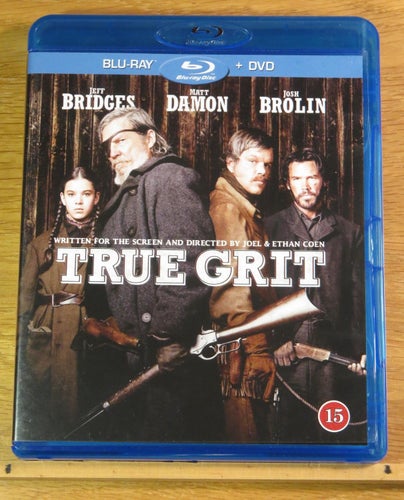 True Grit Jeff Bridges 2-disc Bluray Nyskick!