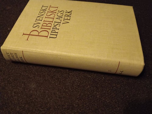 Svenskt Bibliskt Uppslagsverk, första bandet A - L