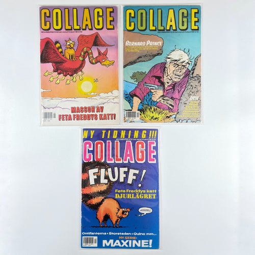 Collage 1989 Nr 2 (Semic), 1989 Nr 4 (Semic), 1989 Nr 6 (Semic)