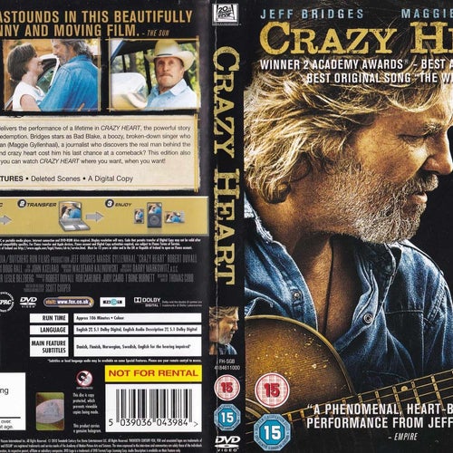 DVD - CRAZY HEART - SÖNDAGSFILMEN