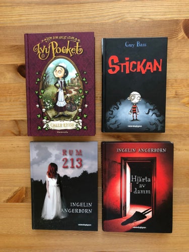 Paket med 4 barnböcker 9-12 år