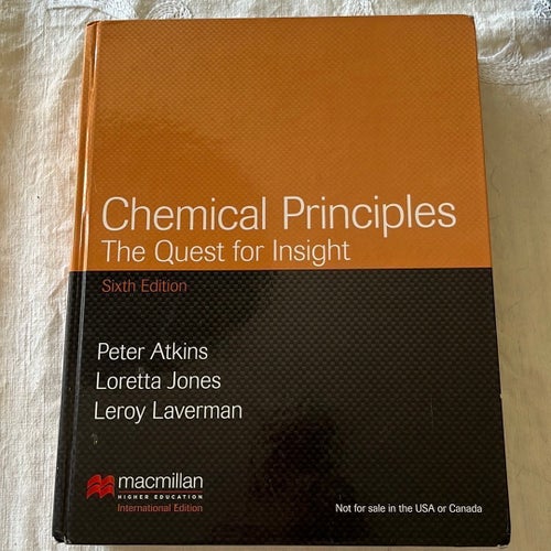 Chemical Principles: The Quest for Insight av Peter Atkins, Loretta Jones,