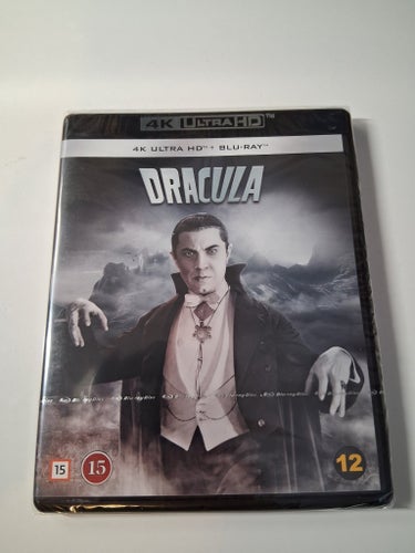 Dracula. 4K Ultra HD. Inplastad Blu-ray