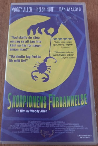 Skorpionens Förbannelse (VHS)