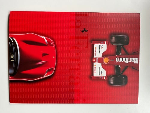 Ferrari Formula 1 broschyr