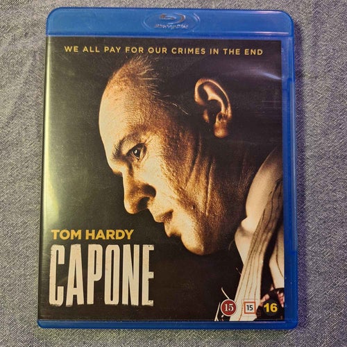 Capone (2020) - Blu-ray - Tom Hardy, Linda Cardellini, Matt Dillon - VG+