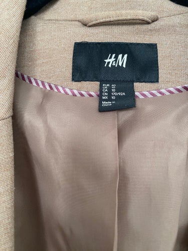 Kavaj, blazer H&M, strl L