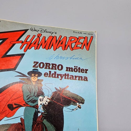 Z-Hämnaren Zorro - 1980 Nr 4 Walt Disney - Serie Serietidning