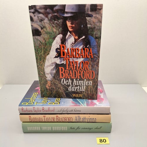 Barbara Taylor Bradford x4 Bokpaket - Se bilder för titlar