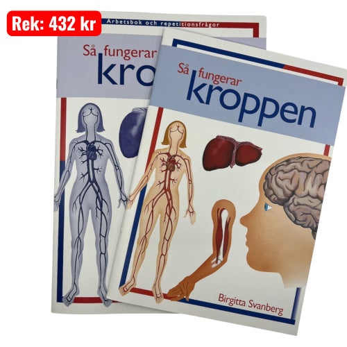 Så Fungerar Kroppen - Faktabok + Arbetsbok Av Birgitta Svanberg