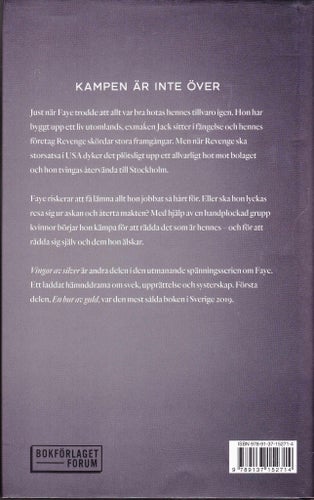 Camilla Läckberg / Vingar Av Silver / Faye, del 2 / Inbunden / Nära nyskick